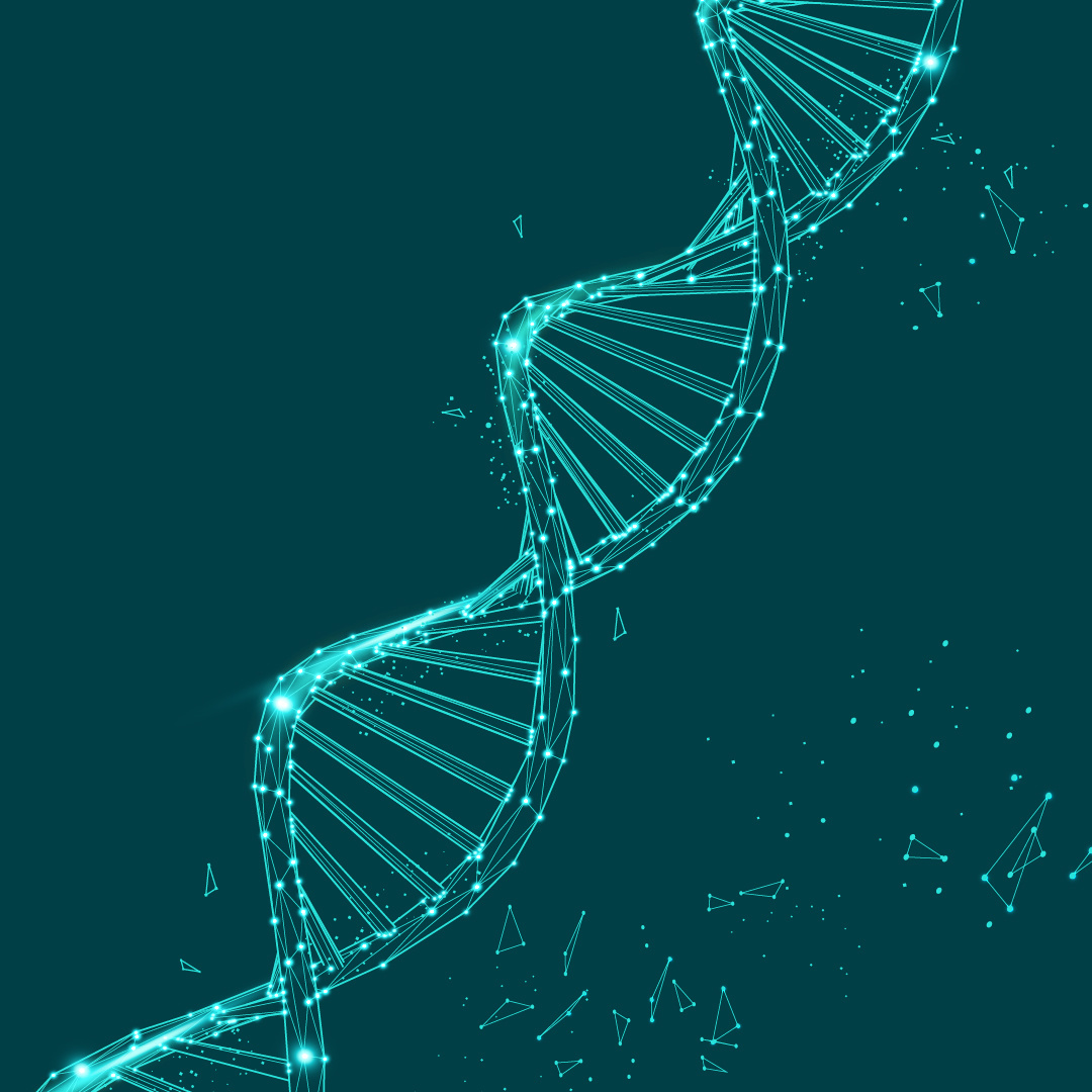 DNA graphic square