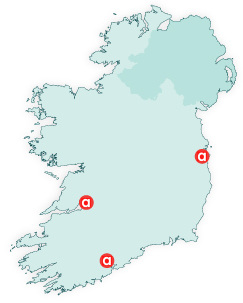 Map of Aramex Ireland